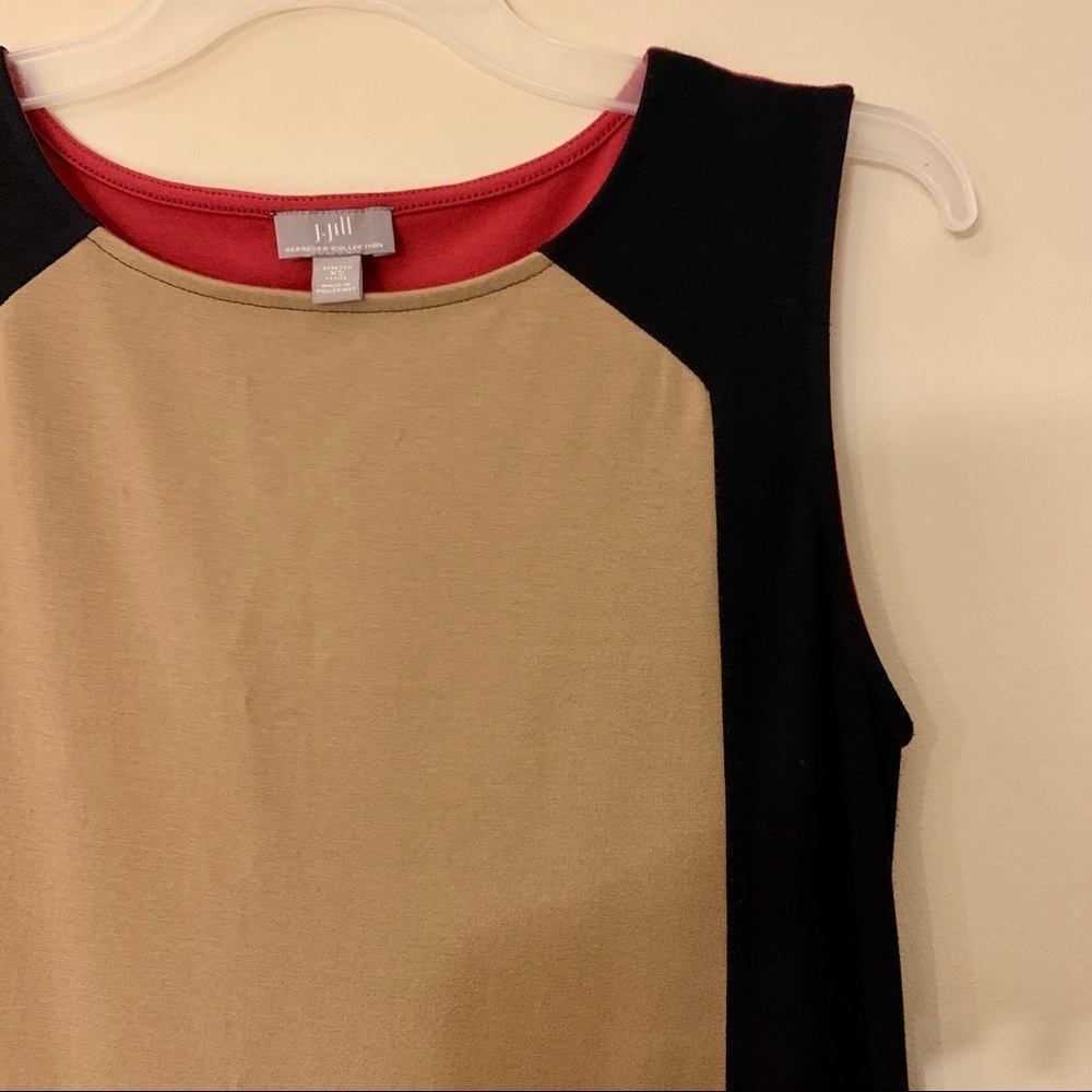 J.Jill wearever color‎ block shift dress xs petite - Picture 5 of 6